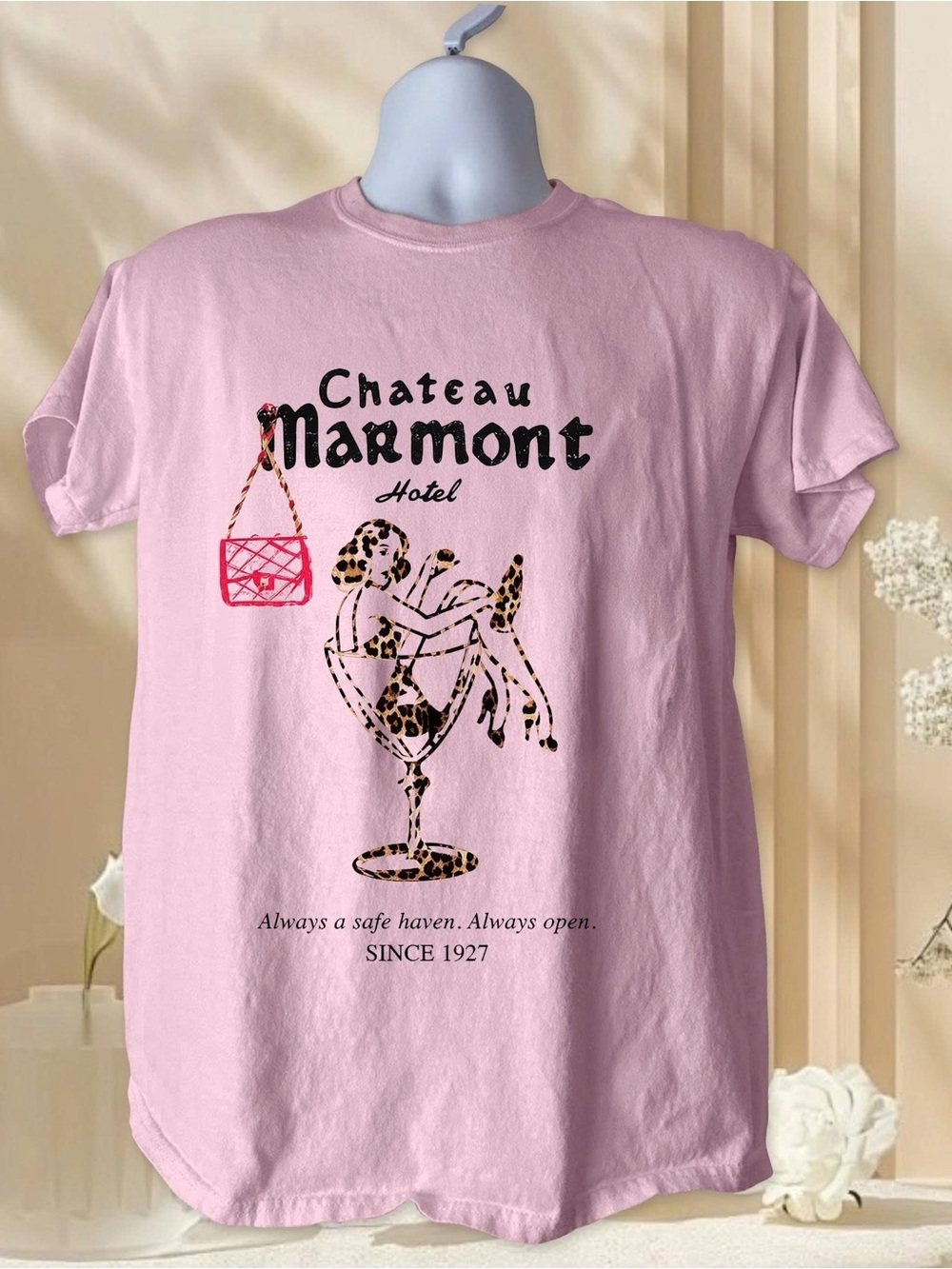 Chateau Marmont Graphic Tee - Vintage Style
